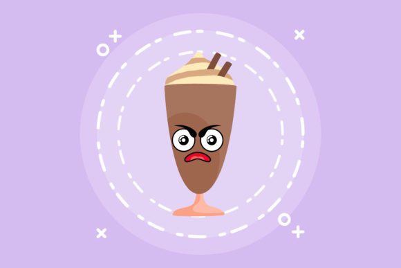 Coffee Funny Ice Kawaii Graphics