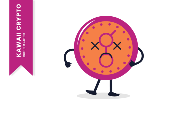 Cryptocurrency Golem Funny Character Graphics