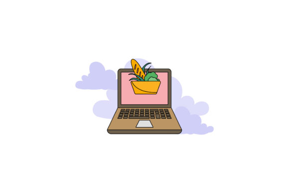 Cute Laptop Graphics for Friendly Branding