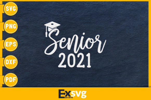 Fun Senior 2021 Graduation Graphics for Print Templates
