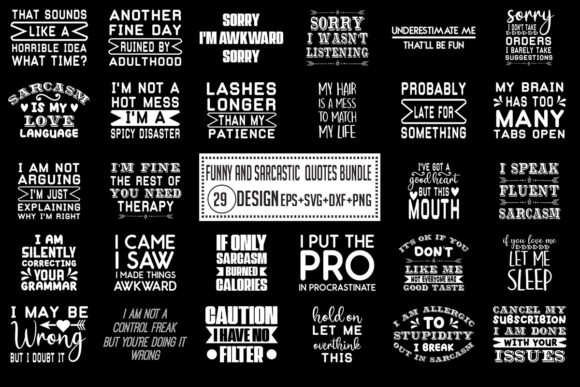 Funny and Sarcastic SVG Bundle for Bold Branding