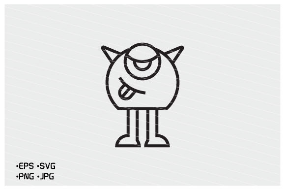 Funny Devil Monster Icon Graphics