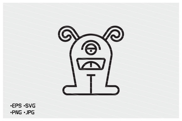 Funny Monster Character Graphics for Local Branding