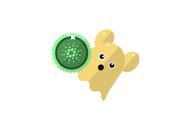 Halloween Cardano Funny Ghost Design Graphics