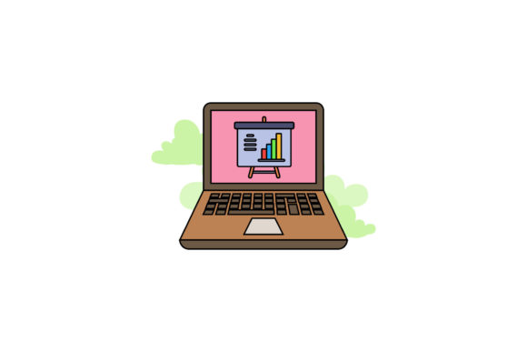 Laptop Cute Graphics for Handmade Creators