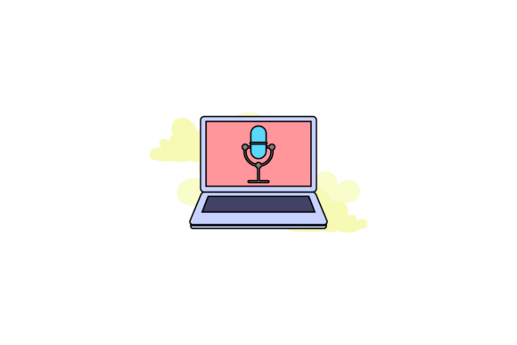 Laptop Icon Cute Graphics for Local Business Branding