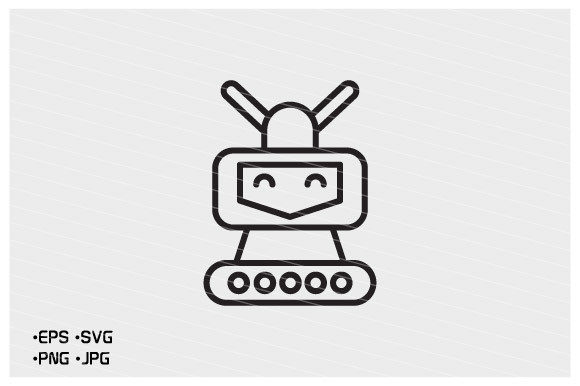 Robot Character Graphics for Modern Branding