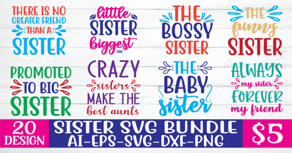 Sister SVG Bundle: Design-Ready Bundles for Real Projects