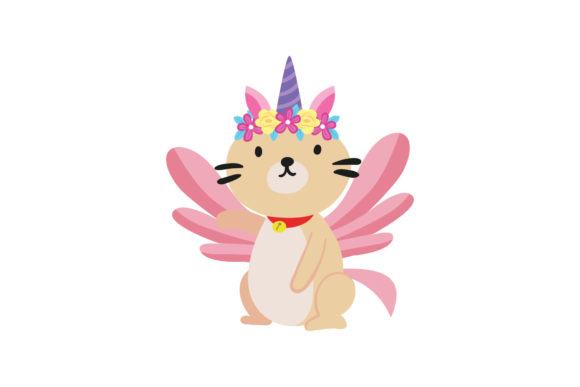 Unicorn Cats Funny Graphics for Creative Projects